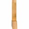 Ekena Millwork Portland Rough Sawn Timber Gable Bracket, Western Red Cedar, 60"W x 25"H x 4"D x 6"F, 10/12 Pitch GBW060X25X0406POR00RWR - alternate 2